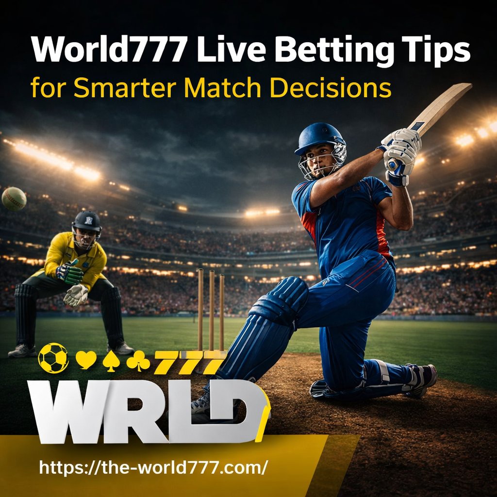 World777 Live Betting Tips for Smarter Match Decisions